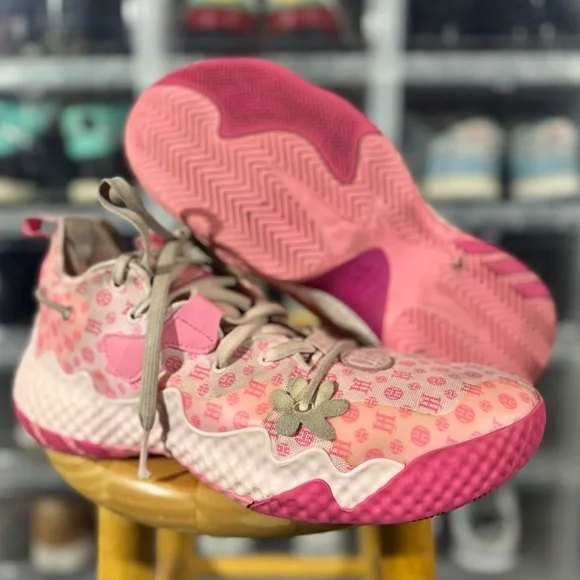 Adidas James Harden Vol. 6 Pink Flowers - Picture 4 of 5